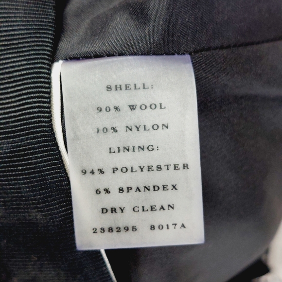 Ann Taylor Textured Black Animal Print Pencil Skirt P5767 - Picture 7 of 8